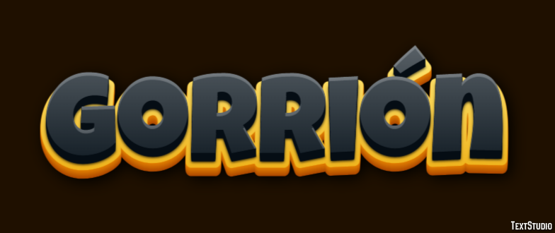 Gorrión Текстовый эффект