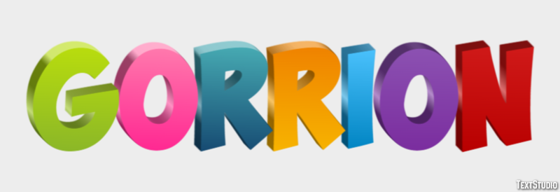Gorrión Текстовый эффект