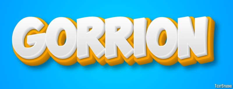 Gorrión Текстовый эффект