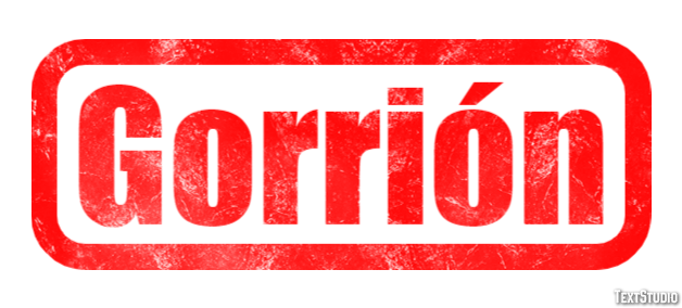 Gorrión Текстовый эффект