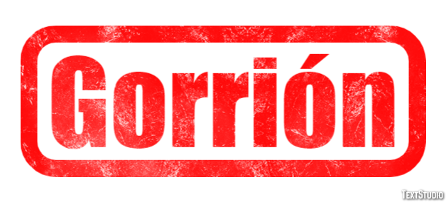 Gorrión Efecto de Texto