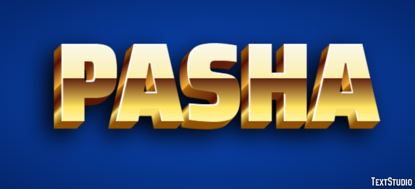 Pasha Text effect