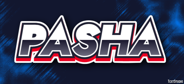 Pasha Text effect