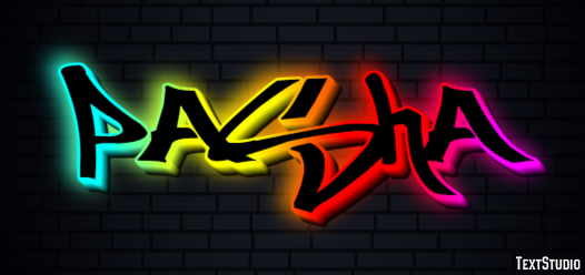 Pasha Text effect