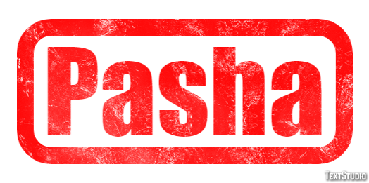 Pasha Text effect