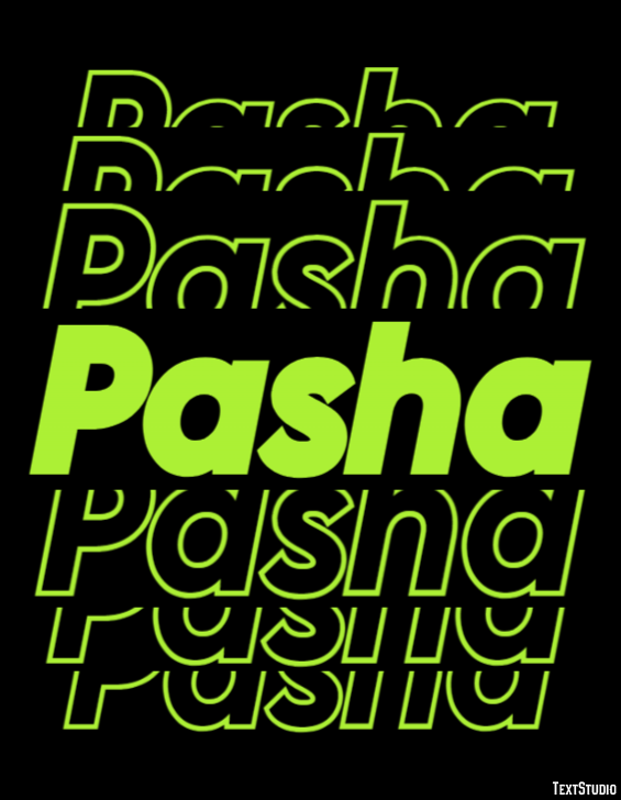 Pasha Text Effect