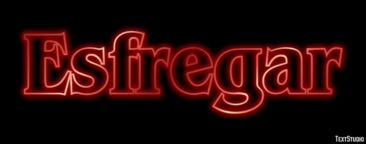 Esfregar Effetto testo