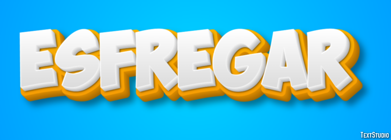 Esfregar Efecto de Texto