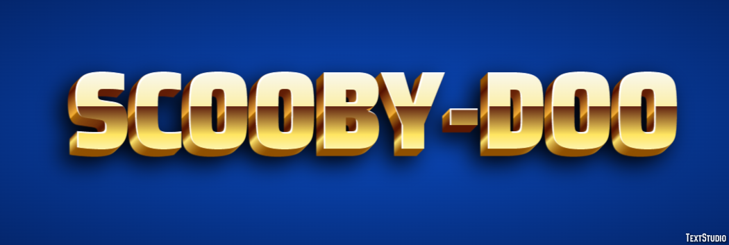 Scooby-Doo Text effect