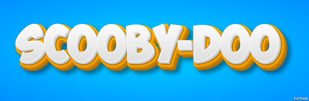 Scooby-Doo Text effect