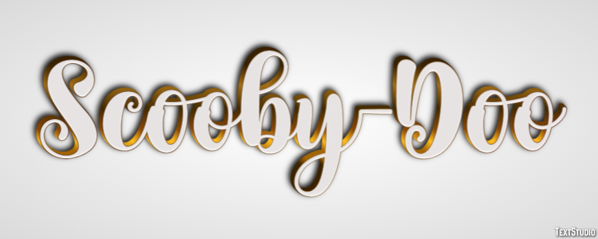 Scooby-Doo Text effect
