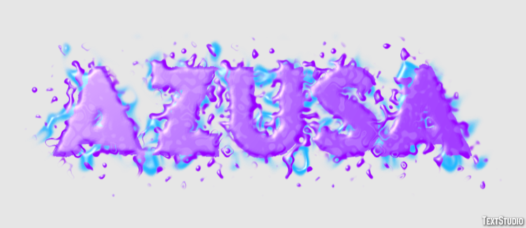 Azusa Texteffekt