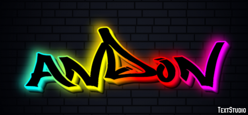 Andon Text Effect