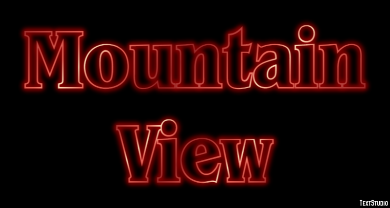 Mountain View Metin Efekti