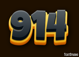 914 Text Effect