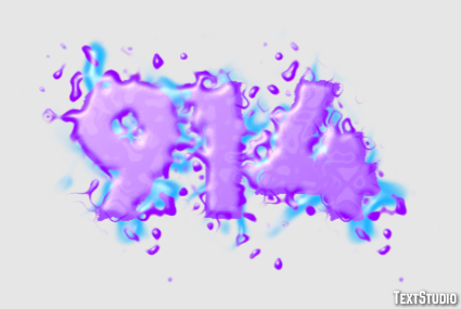 914 Text effect