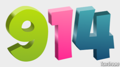 914 Text effect