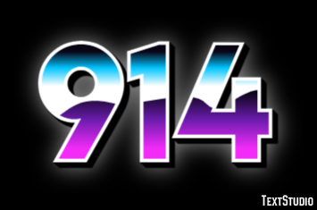 914 Text effect