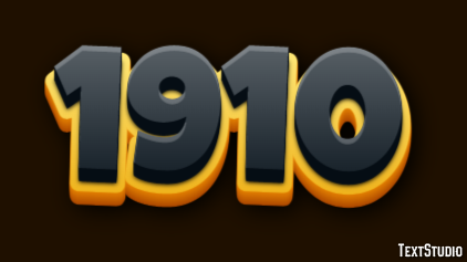 1910 Efekt tekstowy