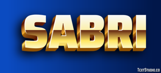 Sabri Texteffekt