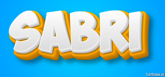 Sabri Texteffekt