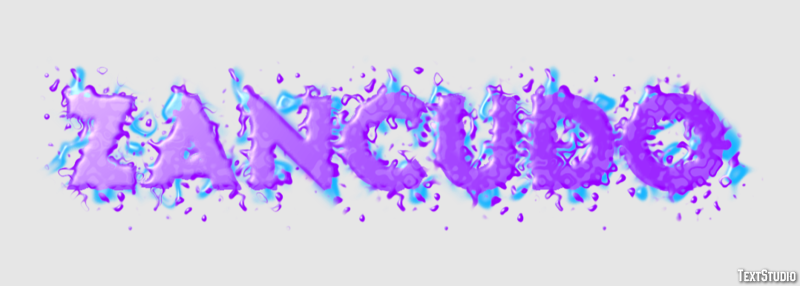 Zancudo Efecto de texto