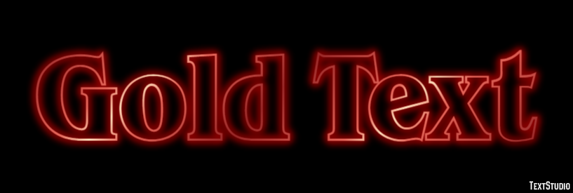 Gold Text Tekst effect