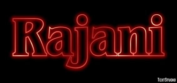 Rajani Texteffekt