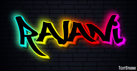 Rajani Texteffekt