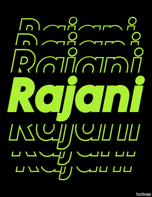 Rajani Text Effect