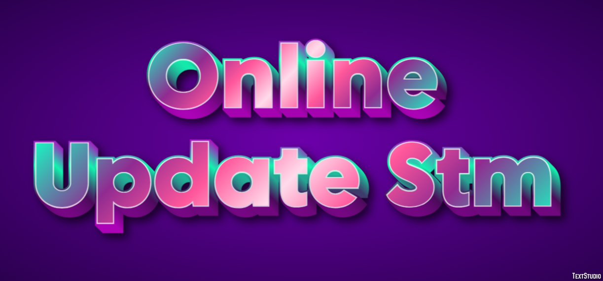 Online Update Stm Efeito de texto