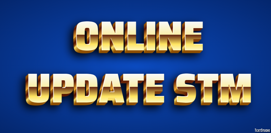 Online Update Stm Efeito de texto