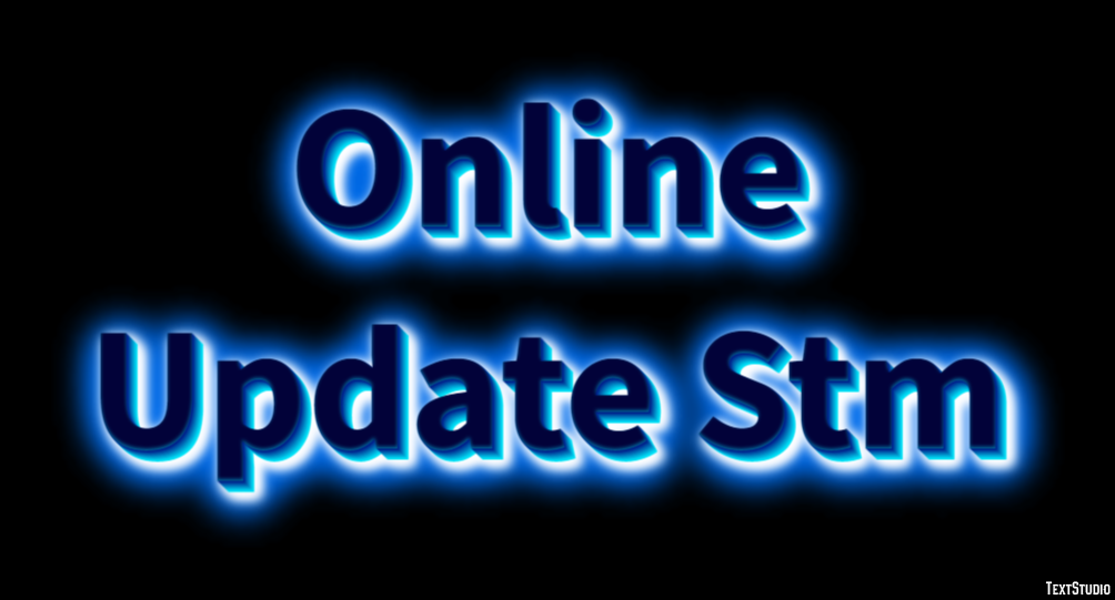 Online Update Stm Efeito de texto