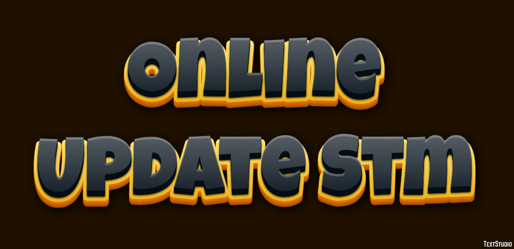 Online Update Stm Efeito de texto