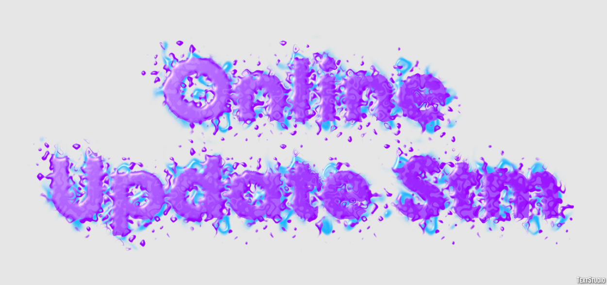 Online Update Stm Efeito de texto