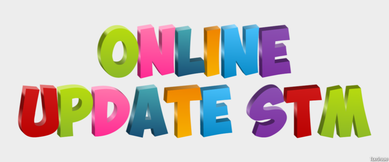 Online Update Stm Efeito de texto