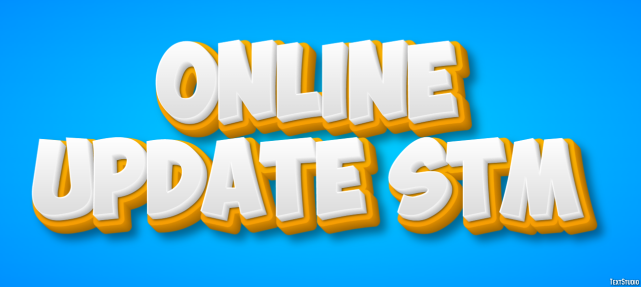Online Update Stm Efeito de texto