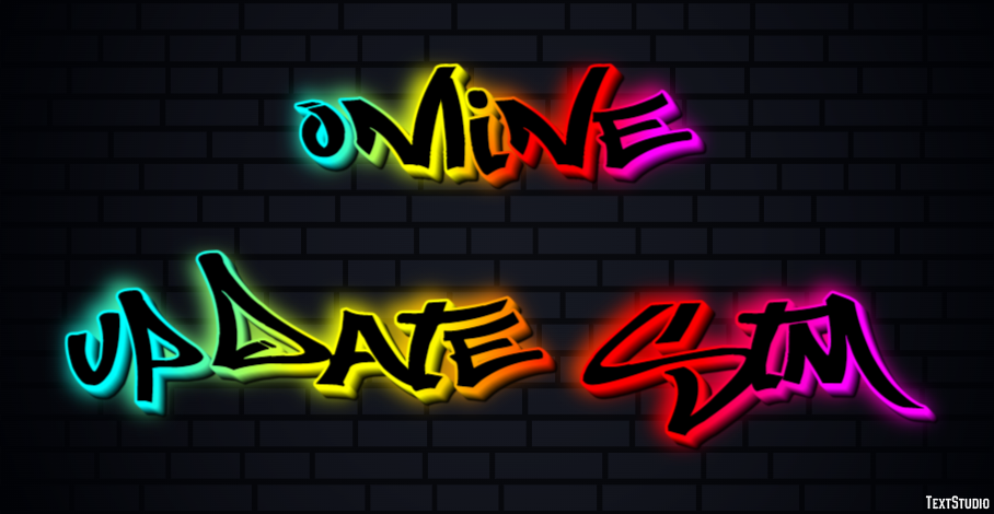 Online Update Stm Efeito de texto