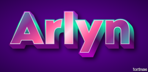 Arlyn Efeito de texto