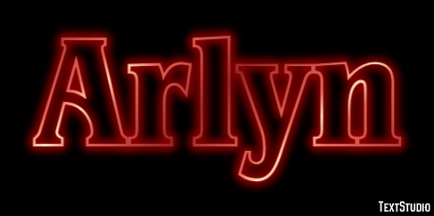 Arlyn Efeito de texto