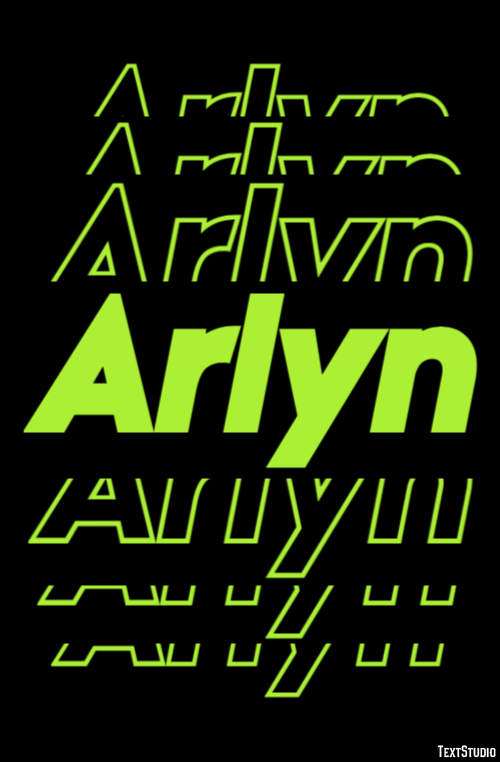 Arlyn Text Effect