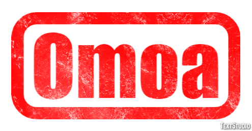 Omoa Efekt tekstowy