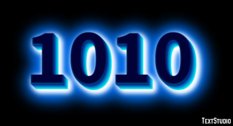 1010 Text Effect