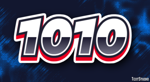1010 Text Effect