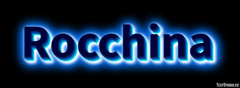 Rocchina Effetto testo