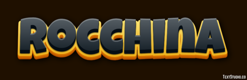 Rocchina Effetto testo