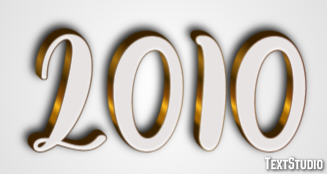 2010 Efeito de texto