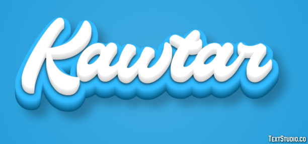 Kawtar Efeito de texto
