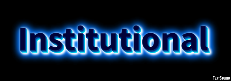 Institutional Text Effect