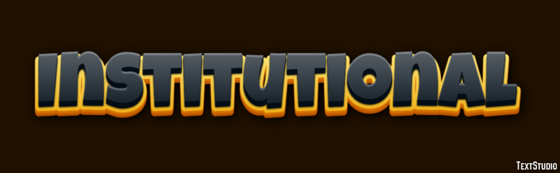 Institutional Text Effect